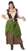 California Costumes Plus Size Tavern Maiden Costume 2X Brown