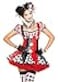 Leg Avenue Womens 3PCHarlequin Clown BlackRed Large