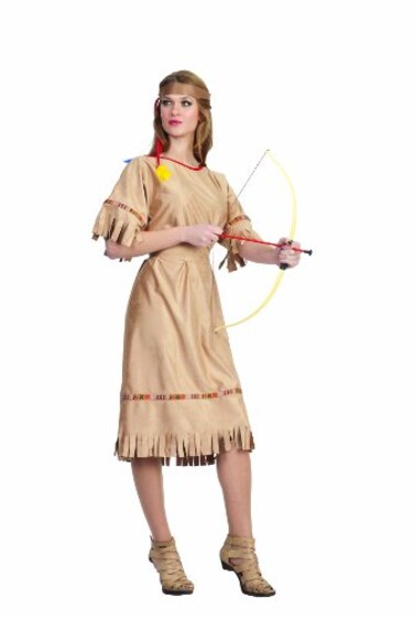 Funsies RG Costumes Womens Native American Maiden Brown One Size
