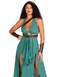 Leg Avenue Womens 4 Piece Warrior Maiden Costume SMALL Green