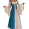 Abaowedding Womenss Medieval Renaissance Costume Cosplay Chemise and Over Dress SmallMedium Teal