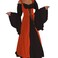 Abaowedding Womenss Medieval Renaissance Costume Cosplay Chemise and Over Dress SmallMedium Halloween