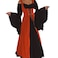 Abaowedding Womenss Medieval Renaissance Costume Cosplay Chemise and Over Dress SmallMedium Halloween