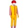 AudMsier 4 Pcs Halloween Clown Costume Set for Adults Wig Clothes Gloves Included Carnival Cosplay OutfitL