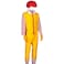 AudMsier 4 Pcs Halloween Clown Costume Set for Adults Wig Clothes Gloves Included Carnival Cosplay OutfitL