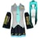 Han shan Cosplay Costume Dress Uniform Outfits Full Set with Socks Comic Con HalloweenSuit green WIGM