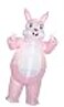 GOPRIME Inflatable Adult Bunny Costume Pink