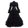 GRACEART Women Gothic Victorian Rococo Dress Costumes Balck XL