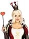 Leg Avenue Womens 2 Pc Crown and Scepter Costume Set BlackRed OS