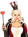 Leg Avenue Womens 2 Pc Crown and Scepter Costume Set BlackRed OS