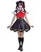 miccostumes Womens Game Streamer Cosplay Costume Kawaii Suspender Skirt with Accessories Small Multicolored