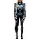 Sumtory Women 3D Halloween Bodysuit Robot Print Bodycon Full Length Jumpsuit L