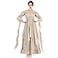 NSPSTT Womens Victorian Renaissance Costume Gothic Witch Medieval Wedding Dress Beige LargeXLarge