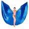 Nimiman Women Egyptian Professional Belly Dance Costume Wings with Sticks Blue