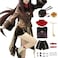 TMSREBU Hu Tao Cosplay Costume Halloween Outfit with Hat for Women