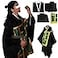 Lmetsky Geto Suguru Cosplay Costume Outfit Geto Suguru Kimono Black Uniform Men Halloween Christmas