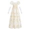 NSPSTT Golden Regency Dresses for Women Plus Size Victorian Ball Gown with Long White Gloves M
