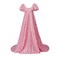 MyheroCos Daphne Regency Womens Blue Lace Dress PinkXS