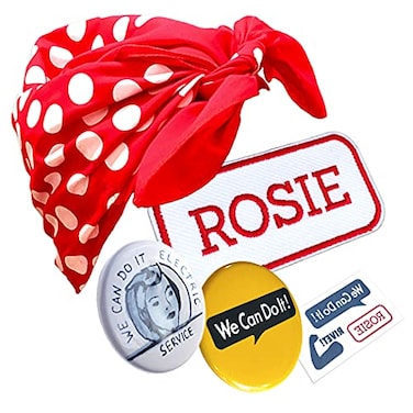 We Can Rosie Costume Kit We Can Do It Kit 27 Bandana