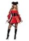 Leg Avenue Womens Vixen Pirate Wench Costume RedBlack Small