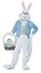 California Costumes Deluxe Adult Easter Bunny Costume WhiteBlue