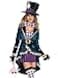 Leg Avenue Womens 5 Pc Delightful Mad Hatter Halloween Costume Multicolor Medium