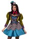 Leg Avenue Womens 3 Piece Deluxe Mad Hatter Costume LARGE Multicolor