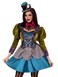 Leg Avenue Womens 3 Piece Deluxe Mad Hatter Costume LARGE Multicolor