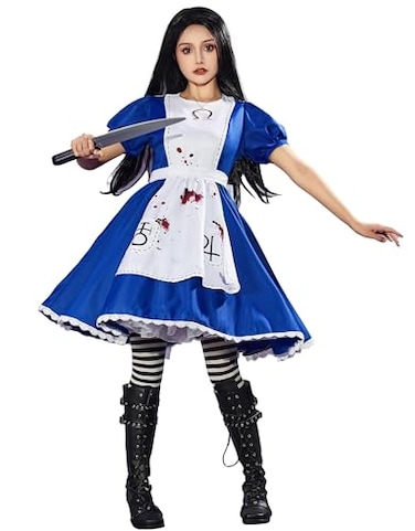 miccostumes Womens Cosplay Costume Set Dress With Bow HalloweenS