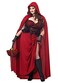 California Costumes Plus Size Dark Red Riding Hood Costume 1X
