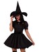 Leg Avenue Womens Classic Bewitching Witch Costume MEDIUM Black