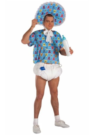 Rubies Blue Baby Boomer Costume for Adults Mens Standard