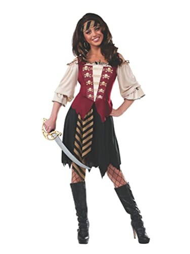 Rubies Elegant Pirate Costume for Adults Womens Standard