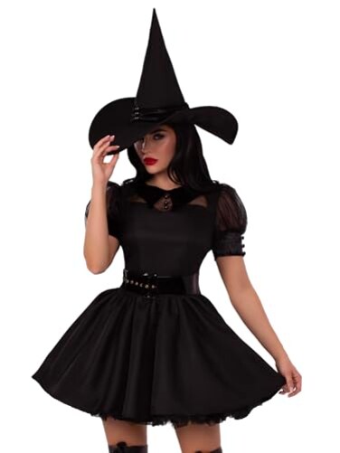 Leg Avenue Womens Classic Bewitching Witch Costume SMALL Black