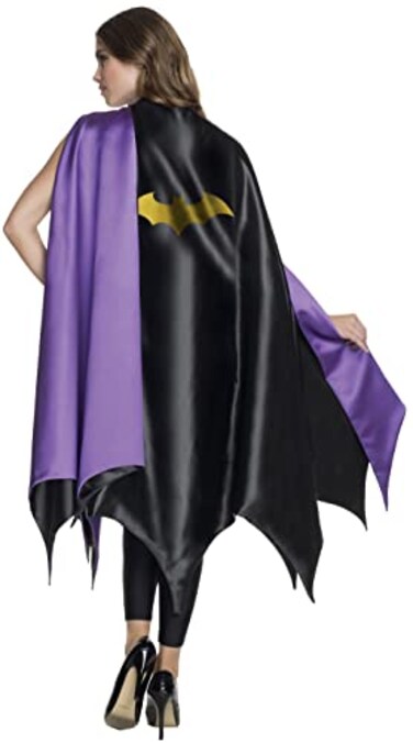 Rubies DC Comics Superheroes Batgirl Lined Cape for Adults Womens No Size