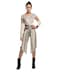 Rubies womens Star Wars 7 the Force Awakens Deluxe Hero Fighter adult sized costumes Beige Medium US