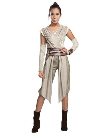 Rubies womens Star Wars 7 the Force Awakens Deluxe Hero Fighter adult sized costumes Beige Medium US