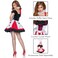 Leg Avenue womens Adult Sized Costumes RedBlack XSmall US