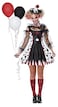 California Costumes Womens Creepy Clown Costume Small