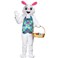 Hicarer 5 Pcs Easter Bunny Costume Adult Rabbit Costume Bunny Suit for Easter Mascot Outfit Cosplay