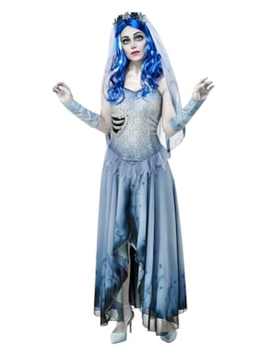 Rubies at Party City Corpse Bride Emily the Corpse Bride Costume Dress for Adults Womens Medium
