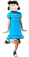 Rubies Peanuts Lucy Van Pelt Costume and Mask for Adults Womens Medium