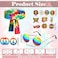 Jiuguva 17pcs 60s 70s Outfits for Women Hippie Costume Set Disco OutfitClassic StyleXLarge