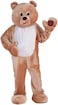 Lormaka Plush Honey Bear Mascot Adult Sized Costumes Bear Outfit Brown