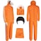 GFZTGP Vector Cosplay Costumes Jacket Trousers Tracksuit Halloween with WigOrangeWig S