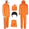 GFZTGP Vector Cosplay Costumes Jacket Trousers Tracksuit Halloween with WigOrangeWig S