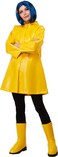 NECA Rubies Coraline Coraline Rain Coat Costume for Adults Womens Large