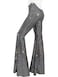 Nawgut Womens Sequin Flare Pant Sparkly High Waisted Leg Bell Bottom Glitter Trousers Night Out ClubwearXXLarge