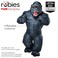 Rubies Gorilla Inflatable Costume for Adults Unisex One Size