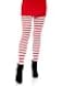 Leg Avenue Women Nylon Striped Tights Hosiery White 1X2X US